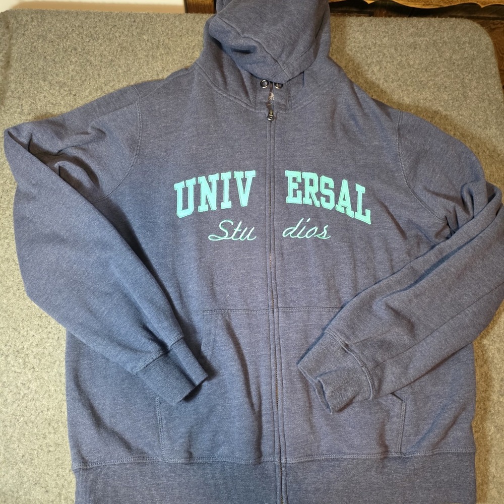 Universal Studios theme park zip-up hoodie  2xl S1